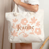 Sac cabas Naissance Anse en corde Baby flower photo N° 2