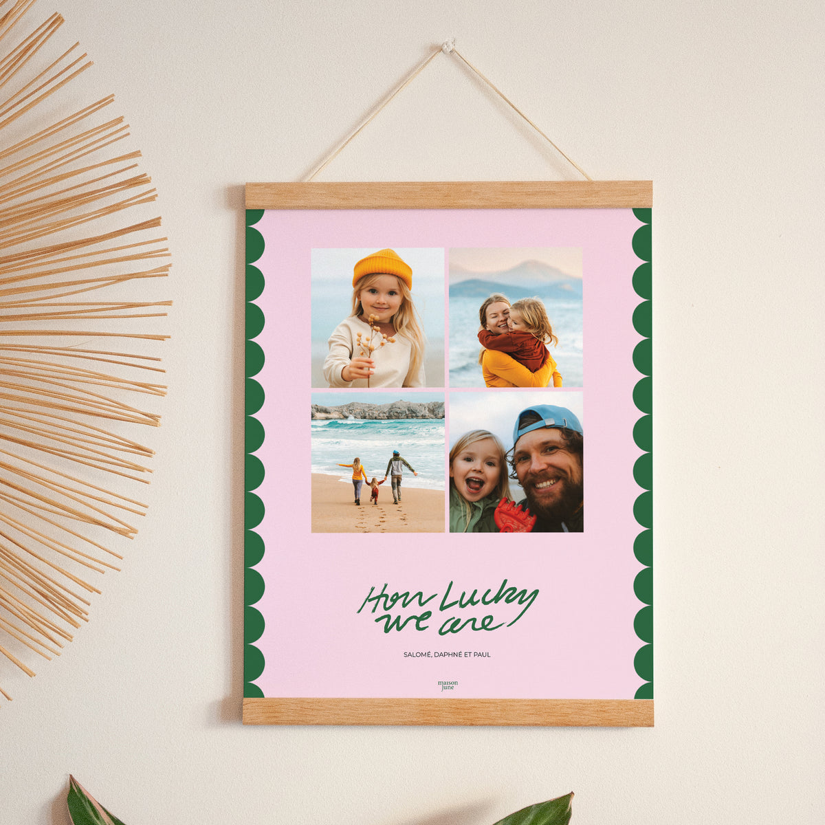 Affiche Portrait 30 x 40 cm Lucky family photo N° 1