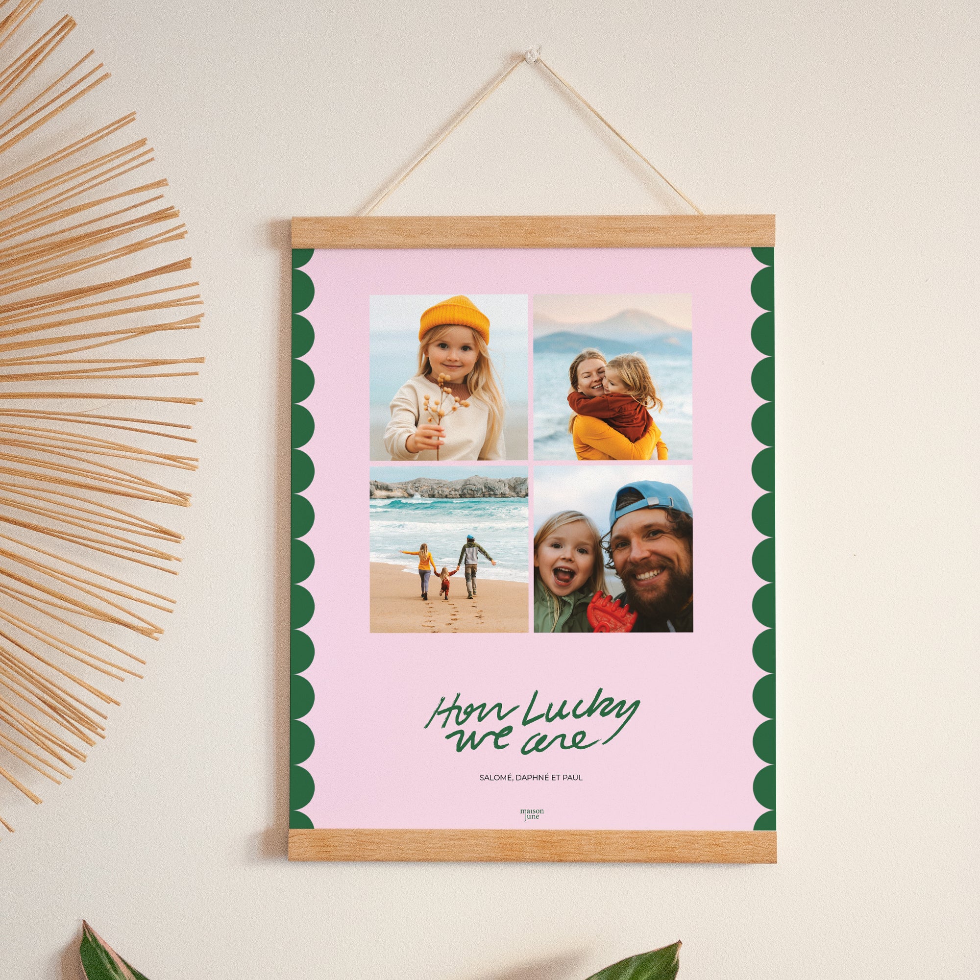Affiche Portrait 30 x 40 cm Lucky family photo N° 1
