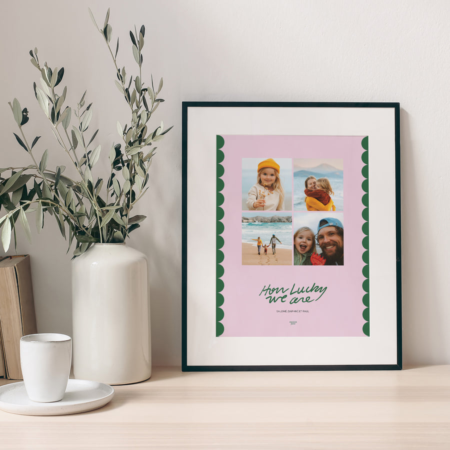 Affiche Objets Portrait Lucky family photo