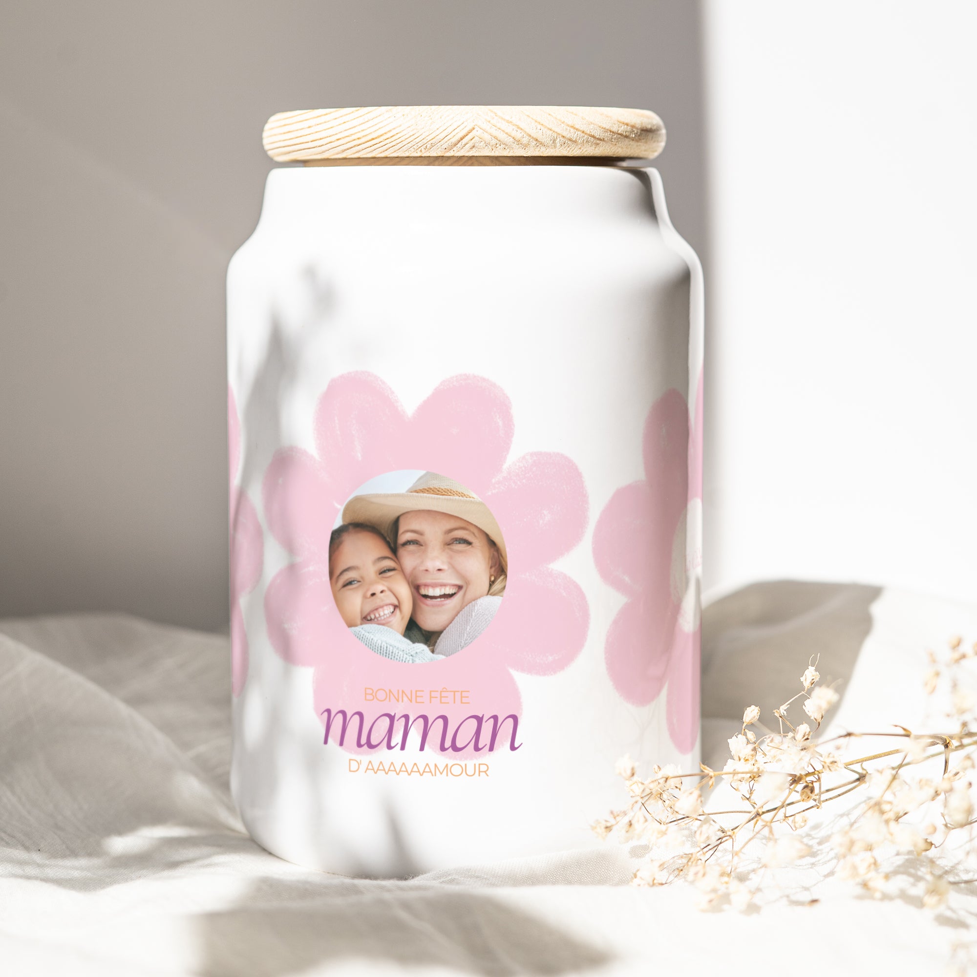 Pot en céramique Objets 65 cl Big flower photo N° 1