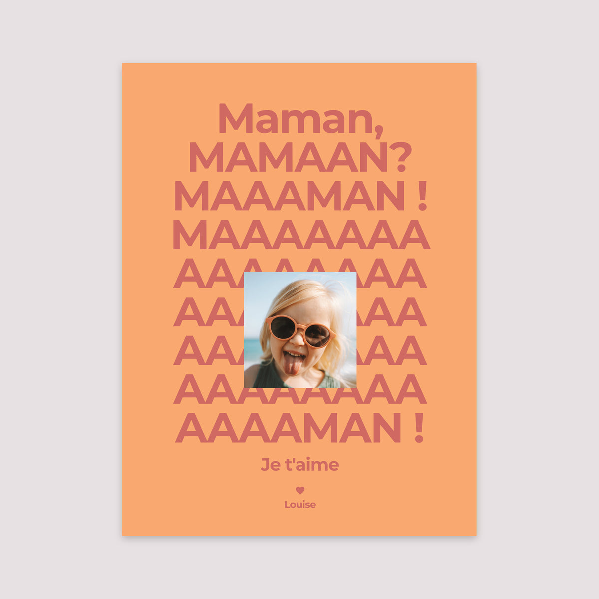 Affiche Portrait 30 x 40 cm Maaaaman photo N° 2