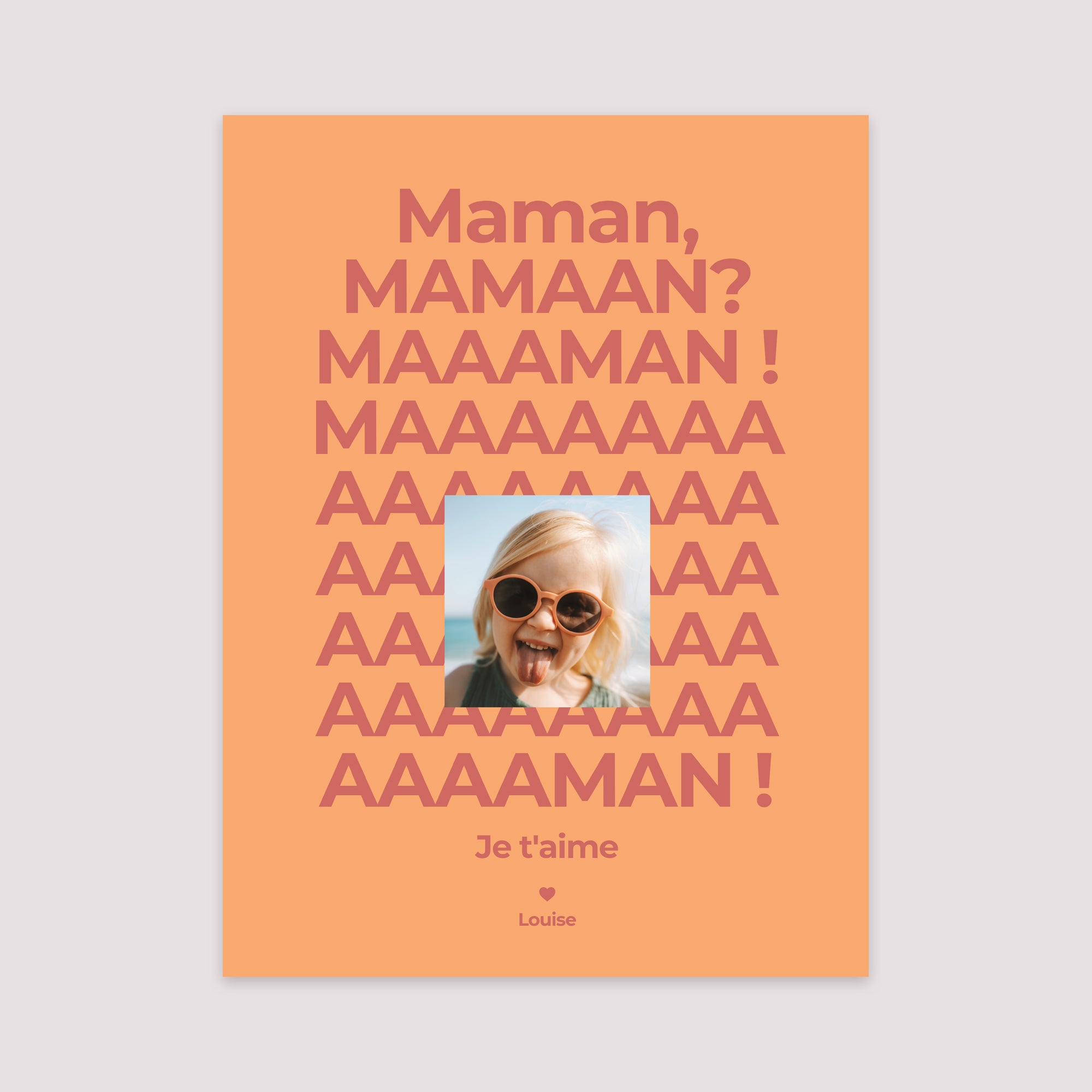 Affiche Portrait 30 x 40 cm Maaaaman photo N° 2