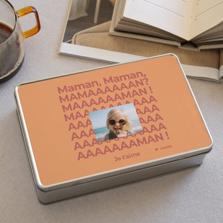 Boite métallique Rectangle Maaaaman