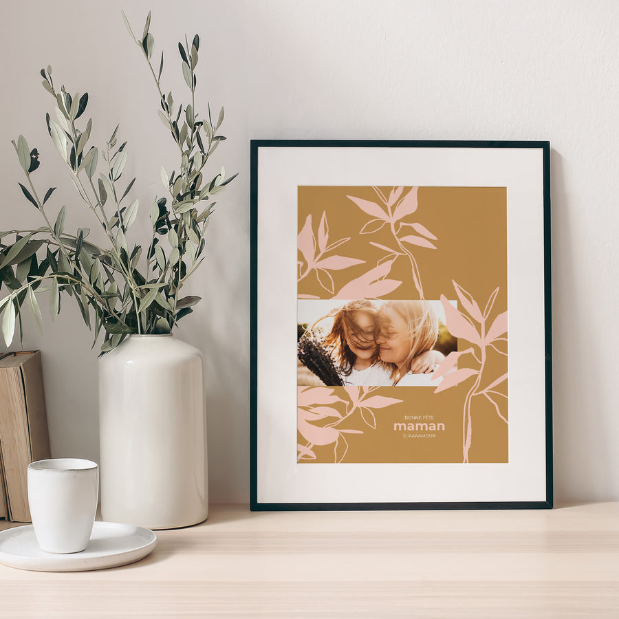 Affiche Objets Portrait Feuillage & Tendresse photo
