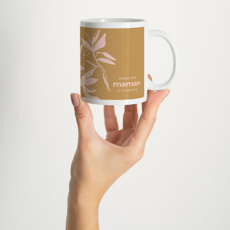 Mug Objets Blanc Feuillage & Tendresse