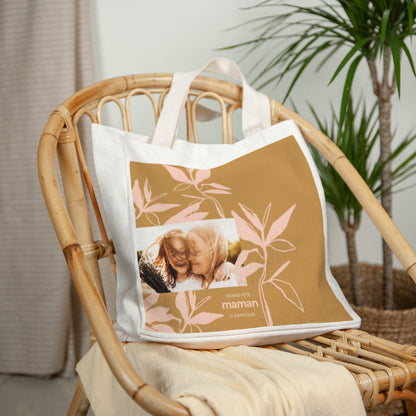 Tote bag Objets Anse en toile Feuillage & Tendresse photo N° 2