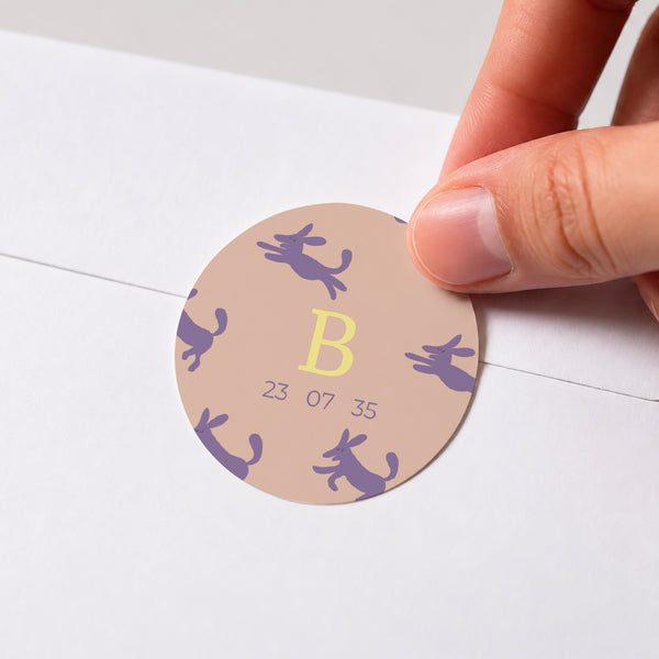 Sticker Naissance Rond Bestioles photo