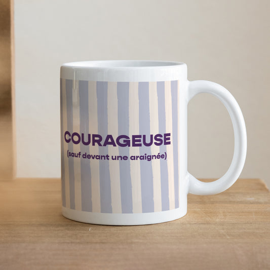 Mug Objets Blanc Courageuse photo