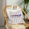 Tote bag Objets Anse en toile Courageuse photo N° 2