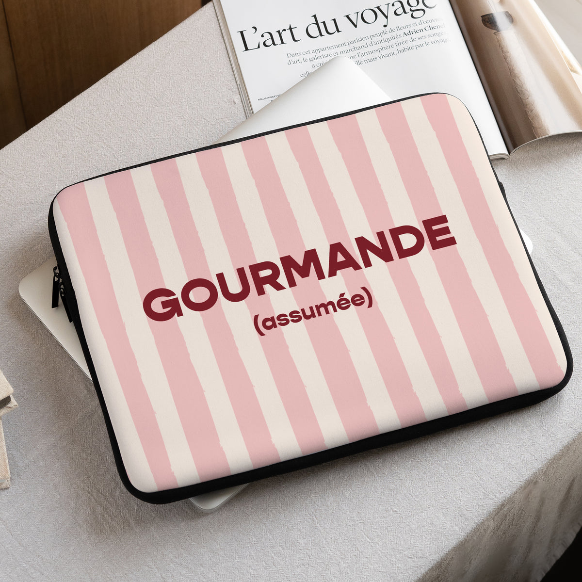 Housse ordinateur 15 pouces Gourmande photo N° 1