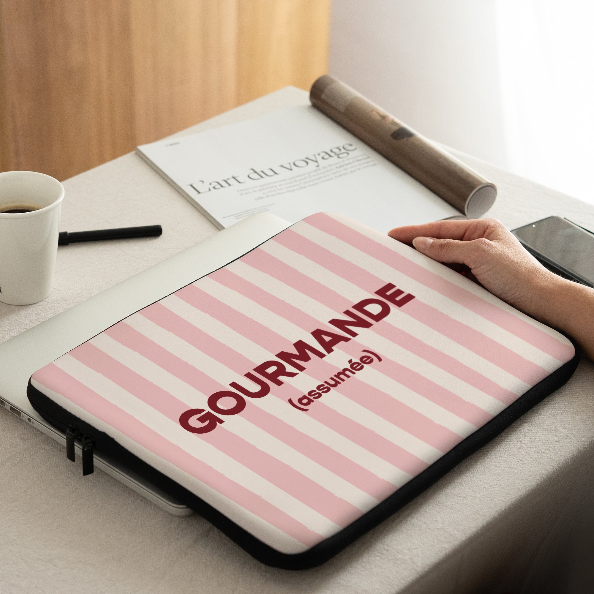 Housse ordinateur 15 pouces Gourmande photo N° 2