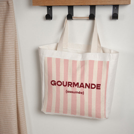Tote bag Objets Anse en toile Gourmande photo