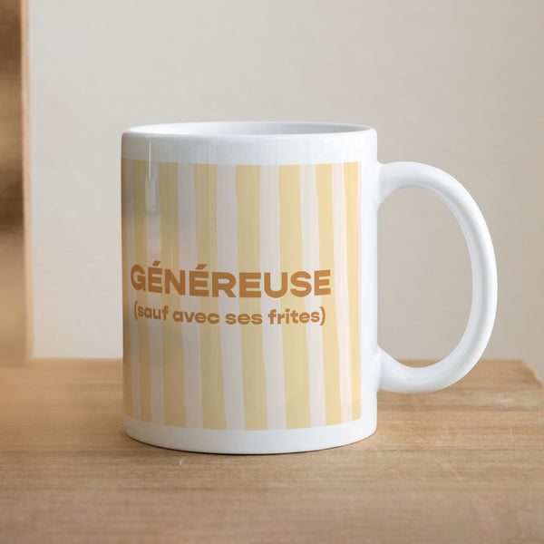 Mug Blanc Généreuse photo