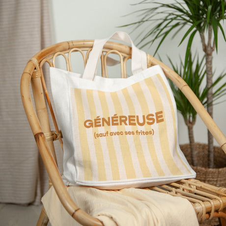 Tote bag Objets Anse en toile Généreuse