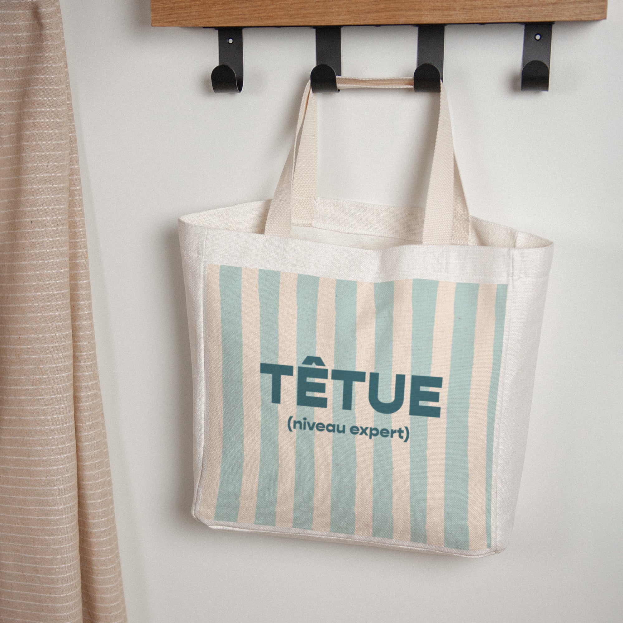 Tote bag Objets Anse en toile Têtue photo N° 1