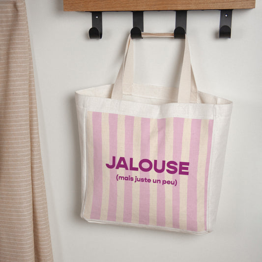 Tote bag Objets Anse en toile Jalouse photo