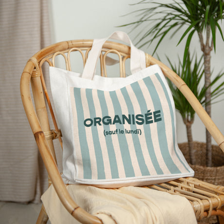 Tote bag Objets Anse en toile Organisée