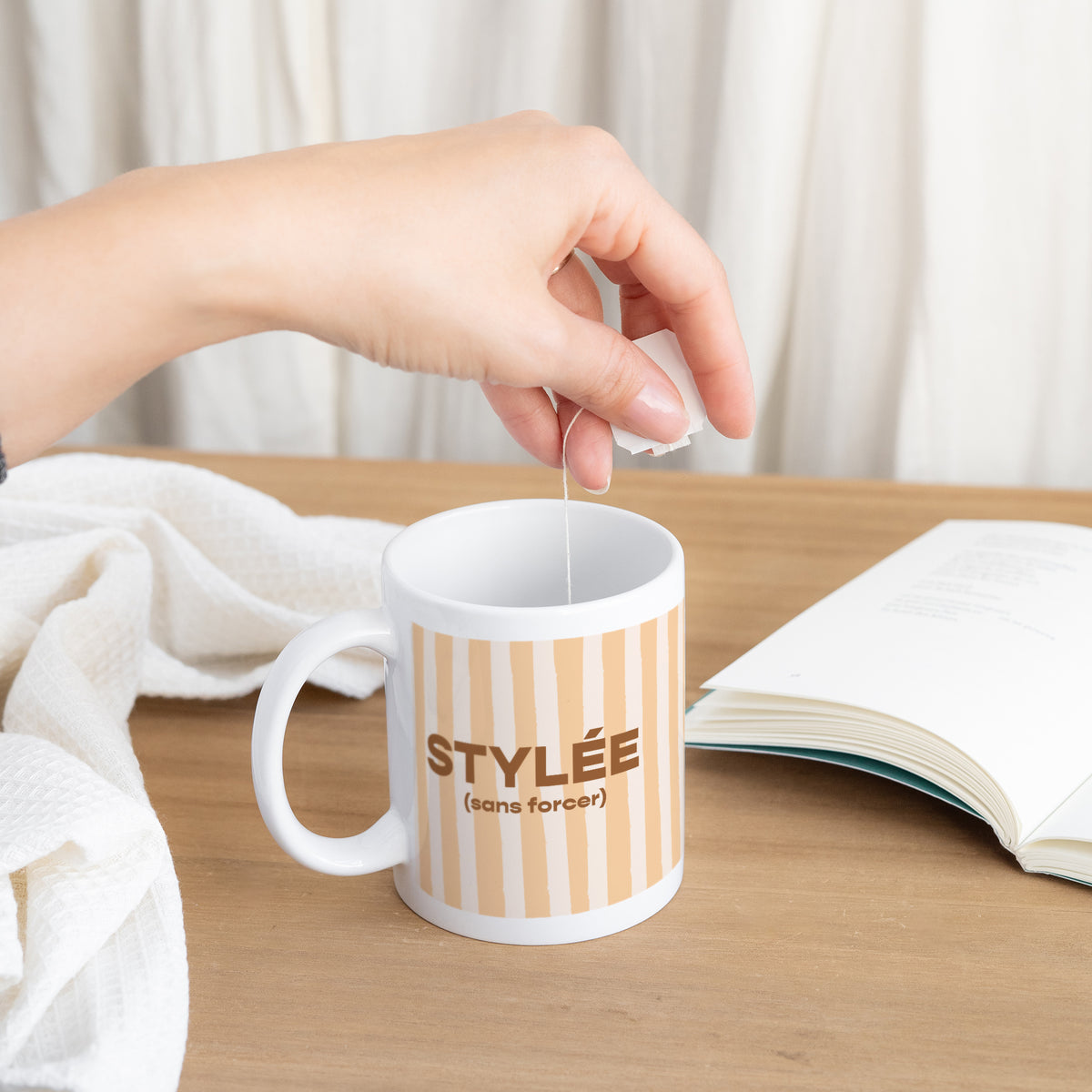 Mug Objets Blanc Stylée photo N° 3