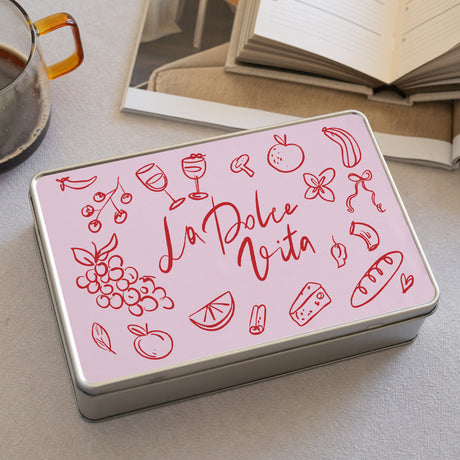 Boite métallique Objets Rectangle La Dolce Vita III