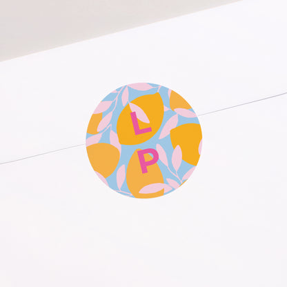 Sticker Mariage Rond Saveur d'été photo N° 1