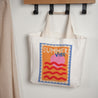 Tote bag Objets Anse en toile Summer vibe photo N° 1