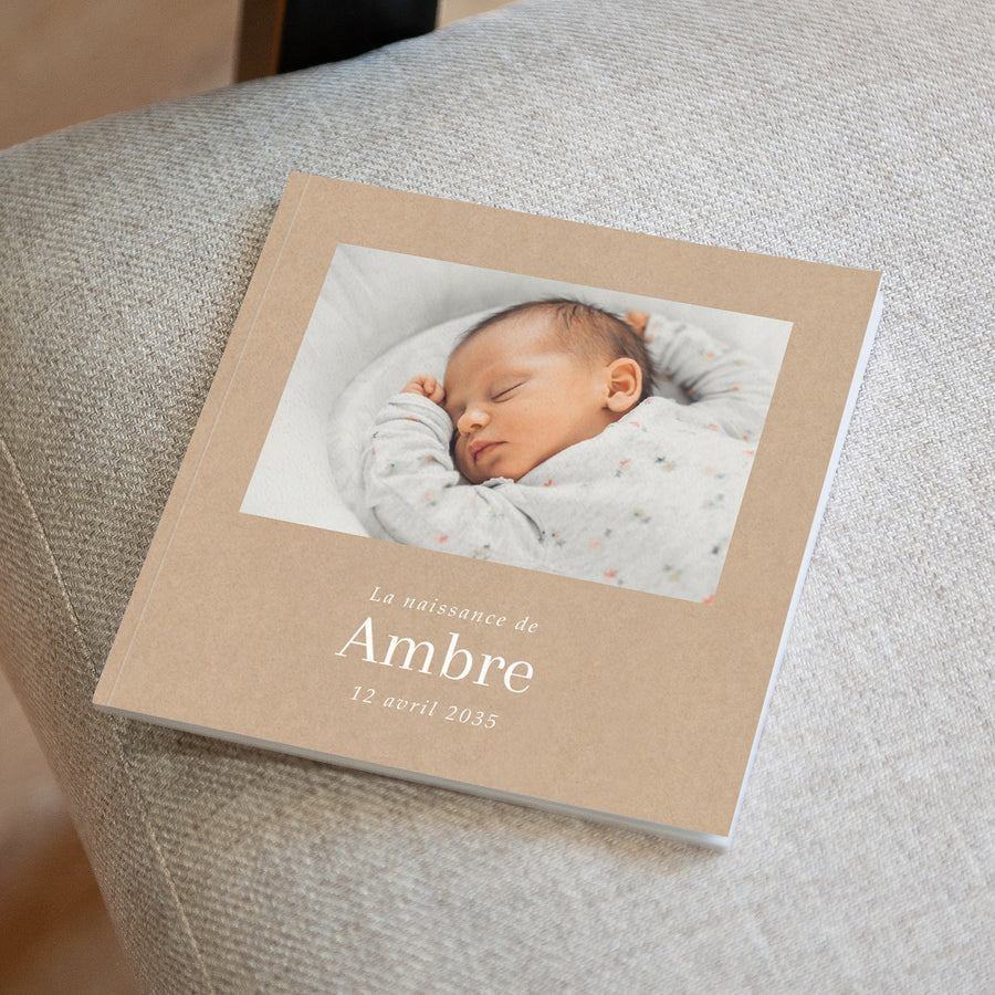 Album photo Naissance Carré 30 pages Premiers souffles photo