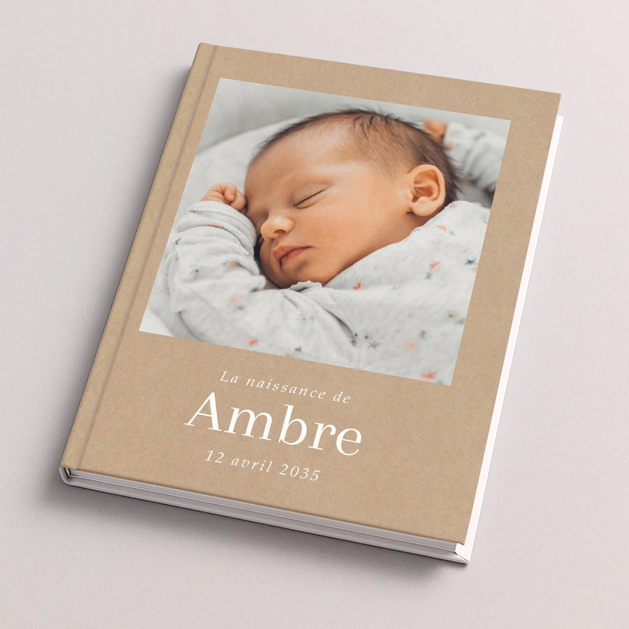 Album photo Naissance A4 portrait 48 pages Premiers souffles photo