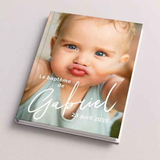 Album photo Baptême A4 portrait 48 pages Gouttes de grâce photo