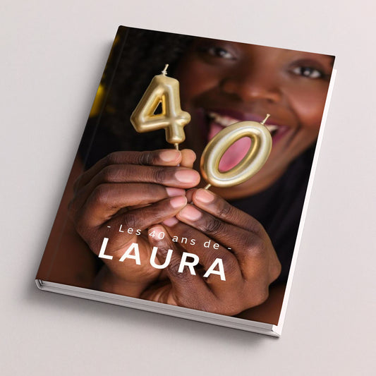 Album photo Anniversaire Adulte A4 portrait 48 pages Vieillir ? Moi ? Jamais ! photo