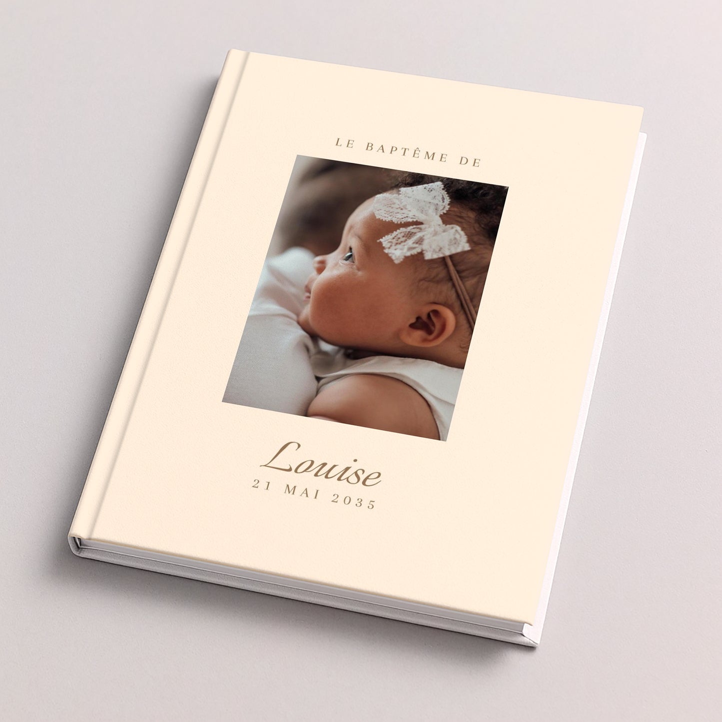 Album photo Baptême A4 portrait 48 pages Le Premier Chemin photo N° 1