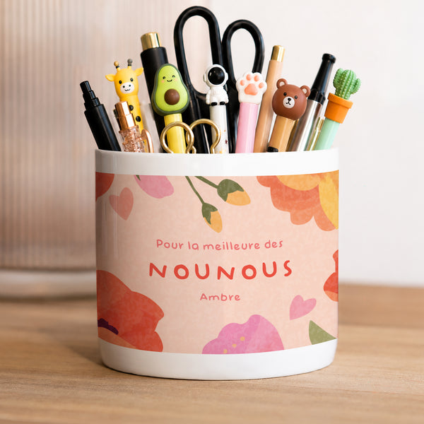 Pot à crayons 48 cl Douceur de nounou photo
