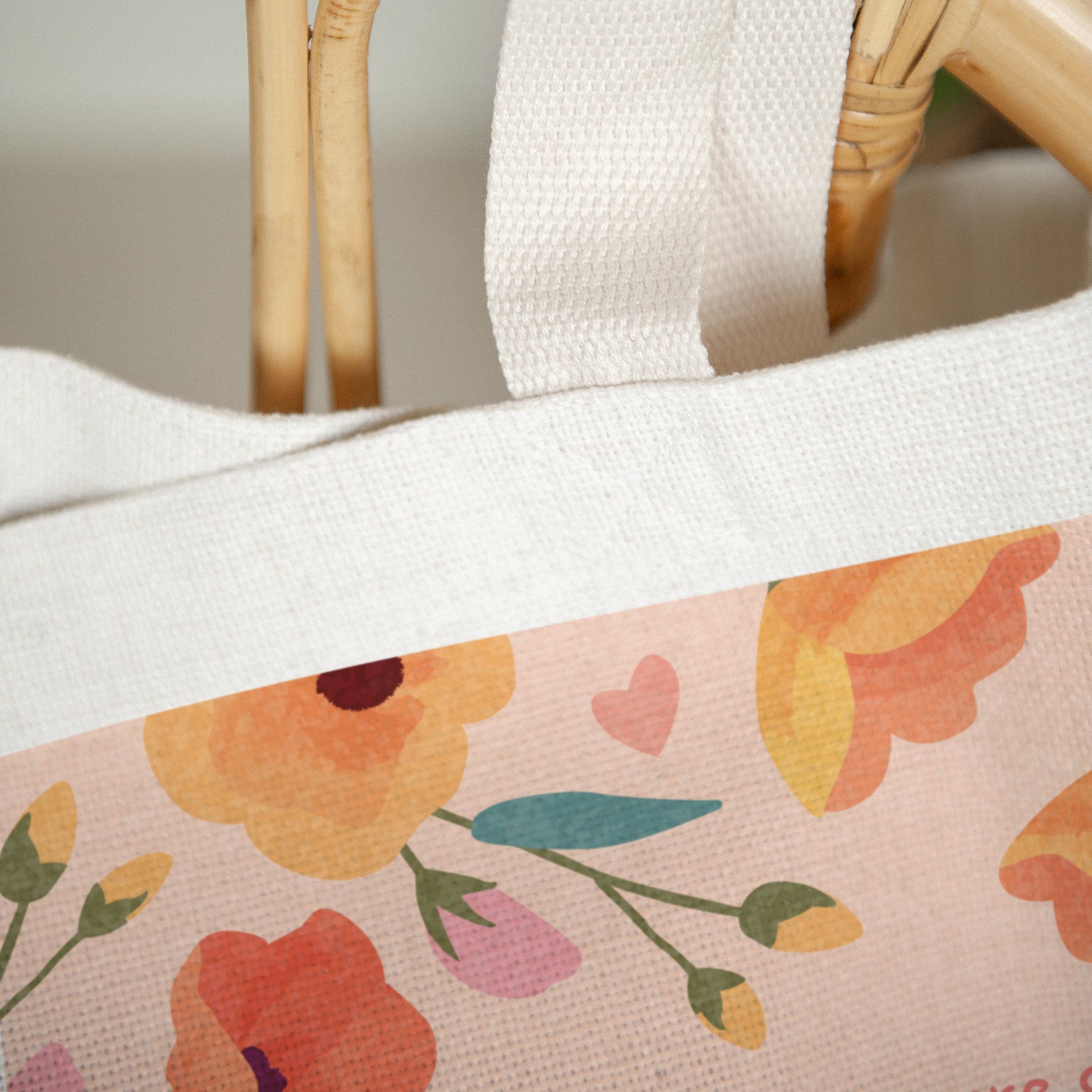 Tote bag Anse en toile Douceur de nounou photo N° 3