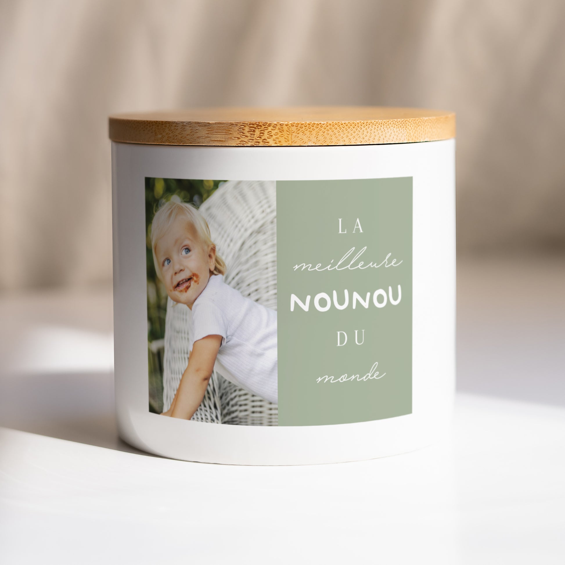 Pot en céramique 48 cl Meilleure nounou du monde photo N° 1