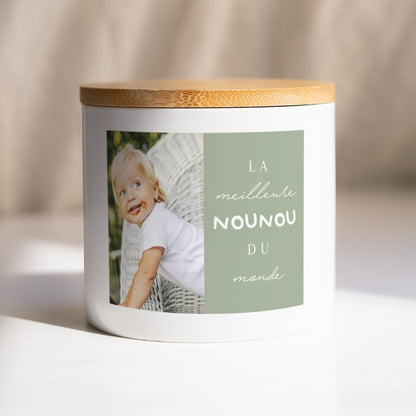 Pot en céramique 48 cl Meilleure nounou du monde photo N° 1