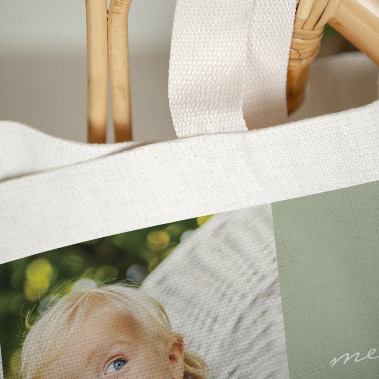 Tote bag Anse en toile Meilleure nounou du monde photo N° 3
