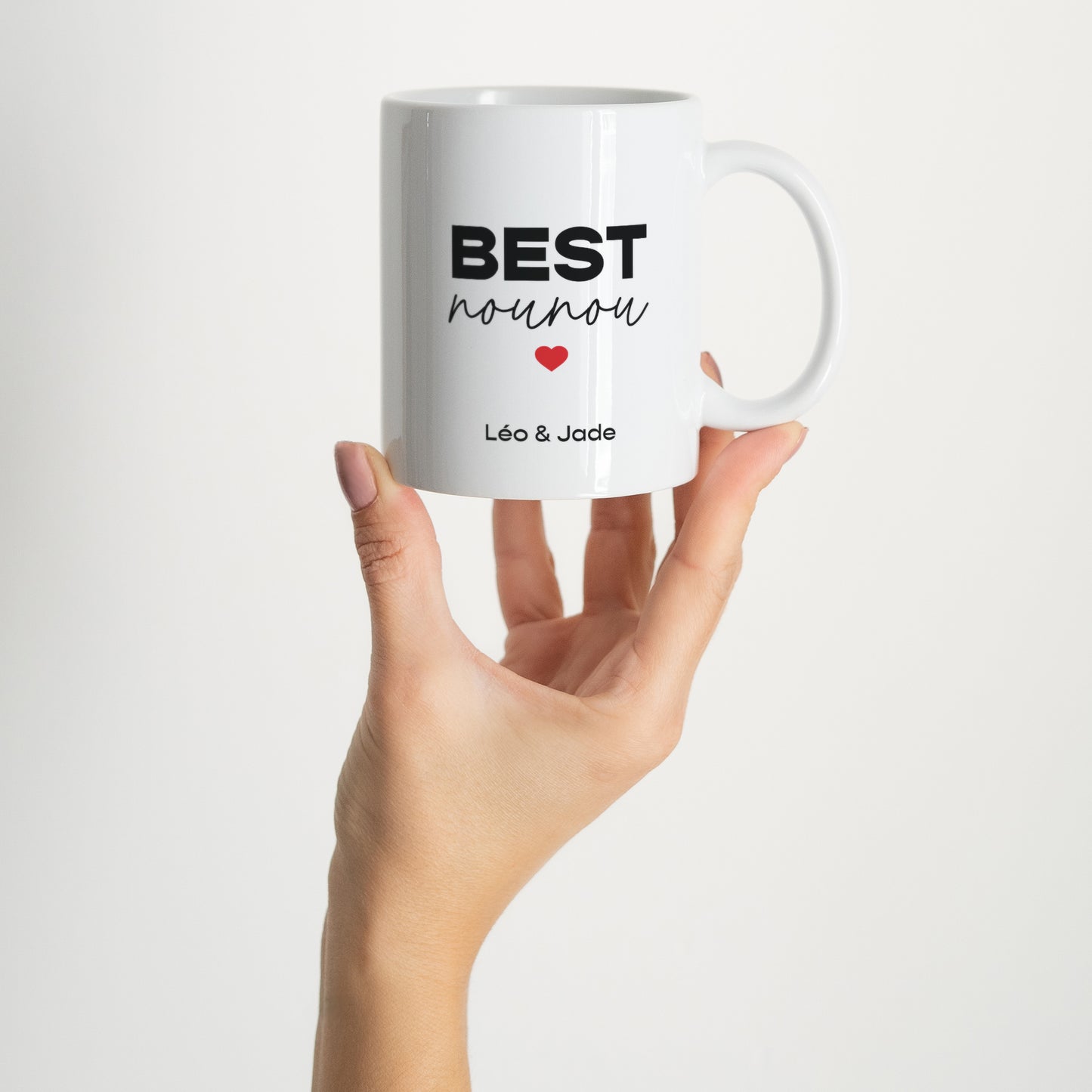 Mug Blanc Best Nounou photo N° 2