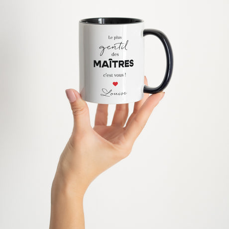 Mug Noir Merci Maître !