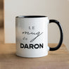 Mug Objets Noir Le Daron est là photo N° 1