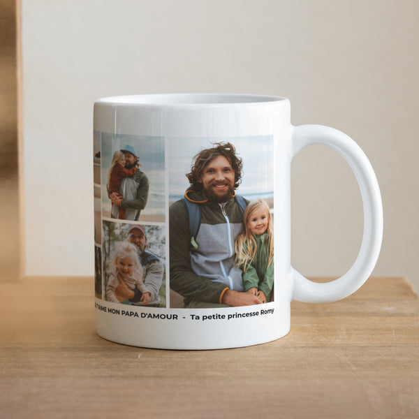 Mug Objets Blanc Mon héros au quotidien photo