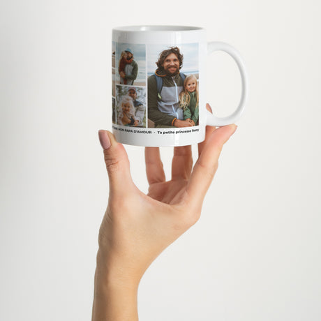 Mug Objets Blanc Mon héros au quotidien