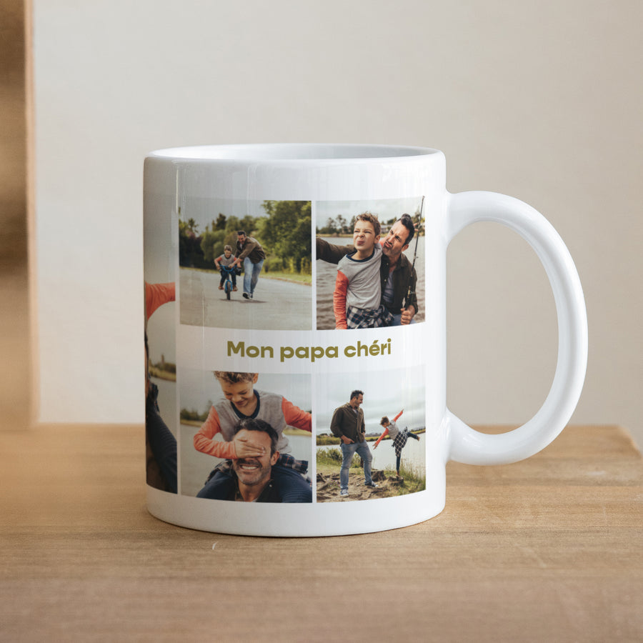 Mug Objets Blanc Moments avec Papa photo