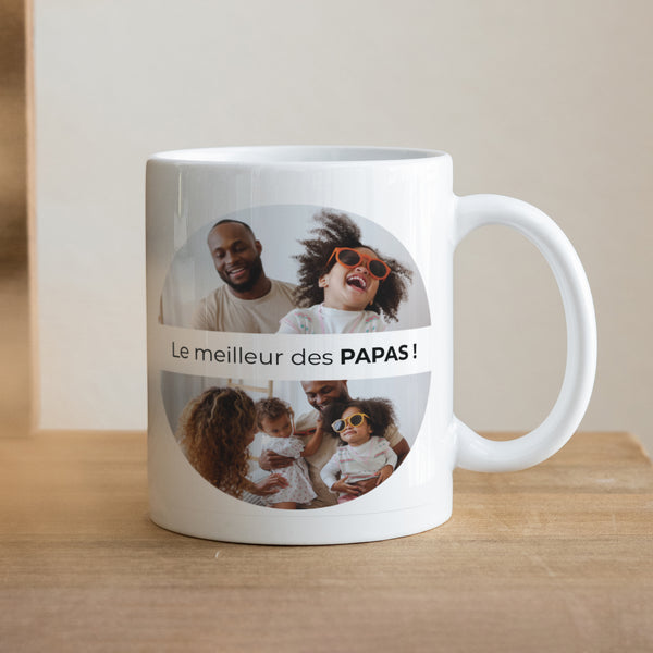 Mug Objets Blanc Papa pour toujours photo