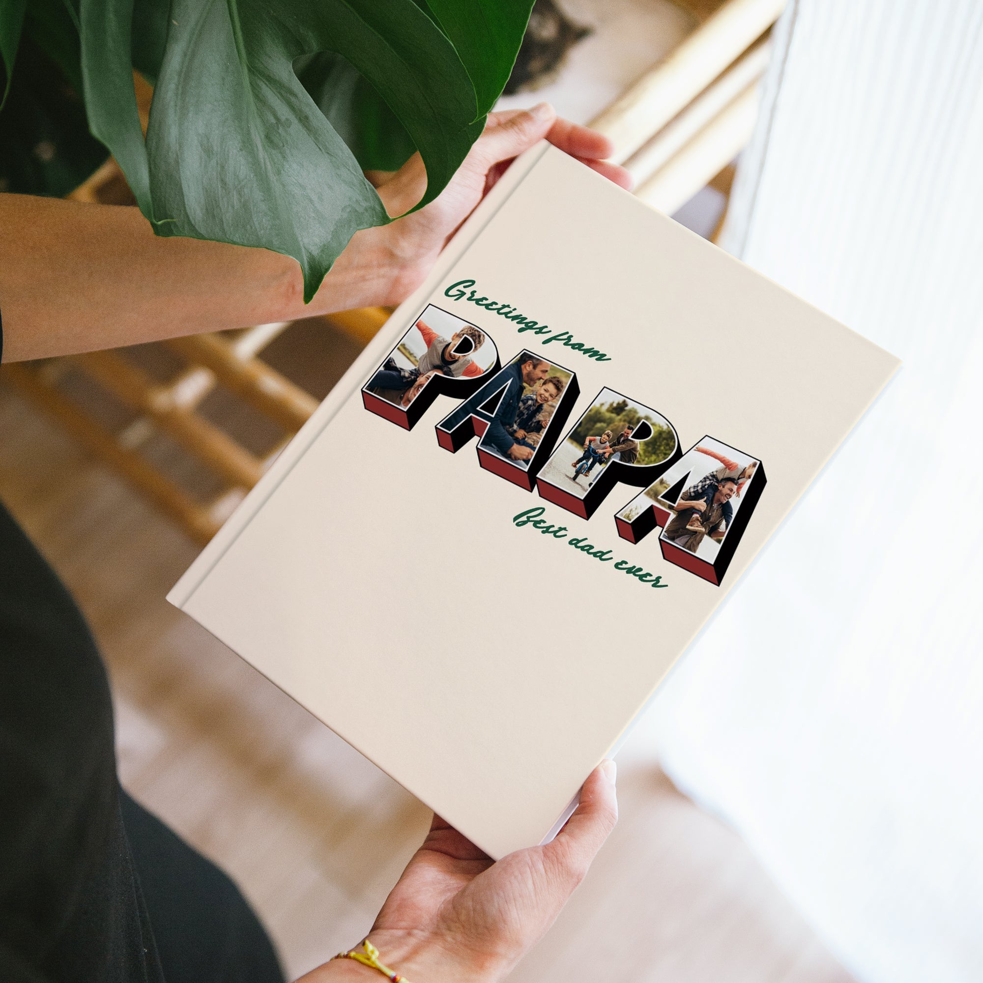 Album photo A4 portrait 48 pages Greetings from Papa photo N° 1