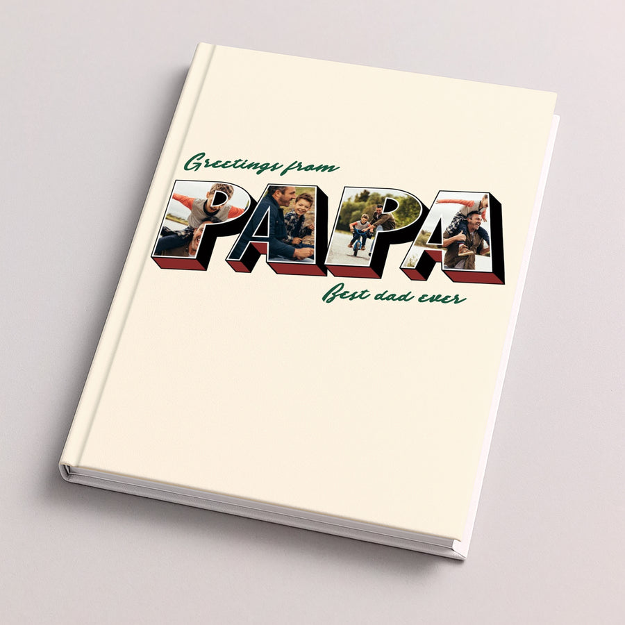 Album photo A4 portrait 48 pages Greetings from Papa photo