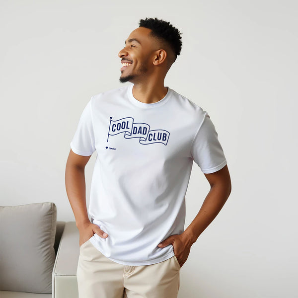 Tshirt Recto Blanc Cool Dad photo