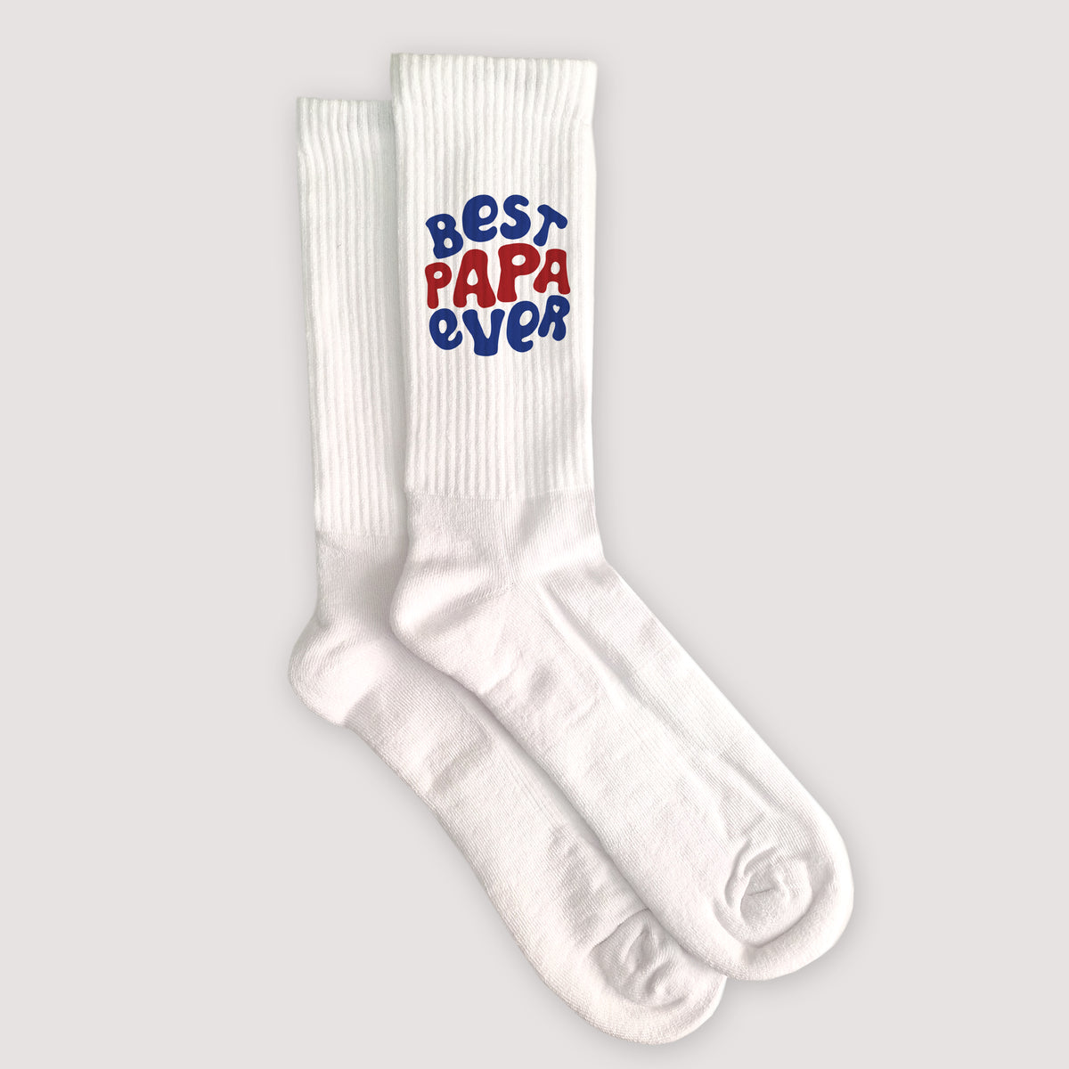 Chaussettes homme Blanches Best Papa ever photo N° 3