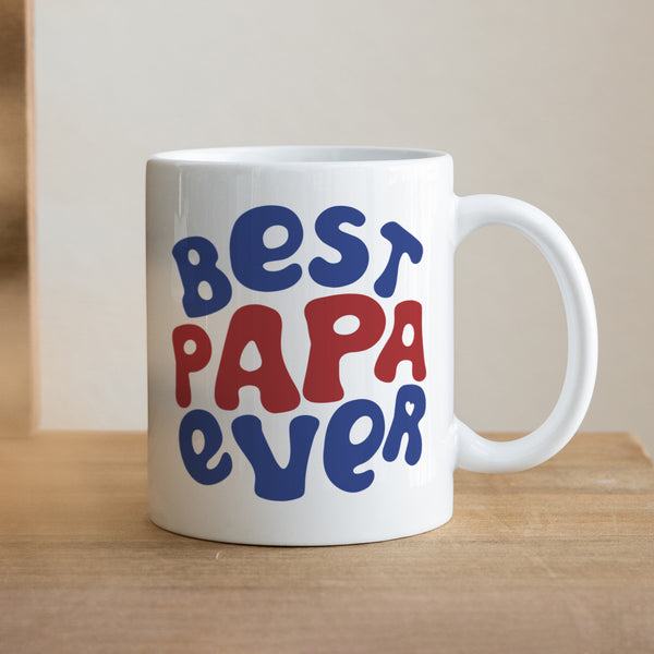 Mug Objets Blanc Best Papa ever photo