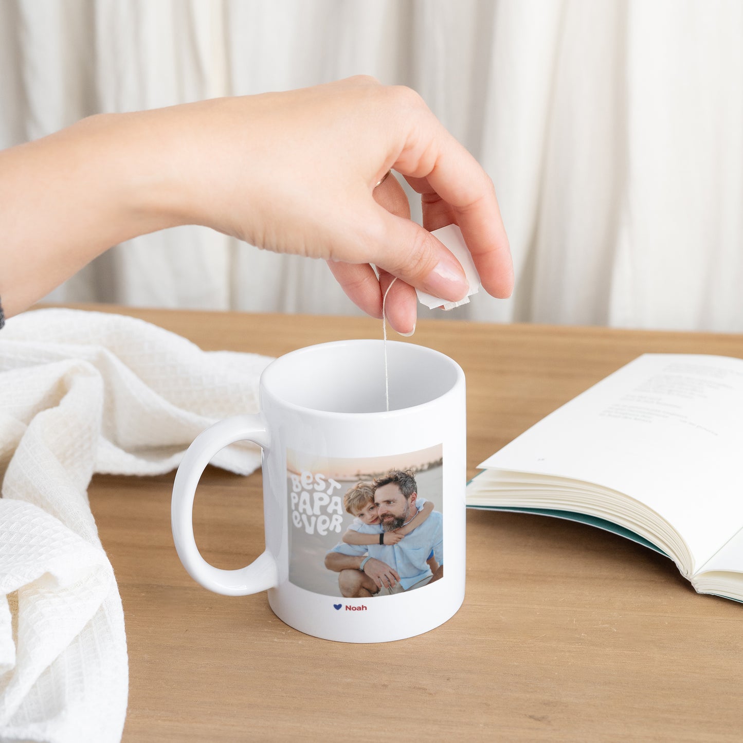 Mug Objets Blanc Best Papa ever photo N° 3
