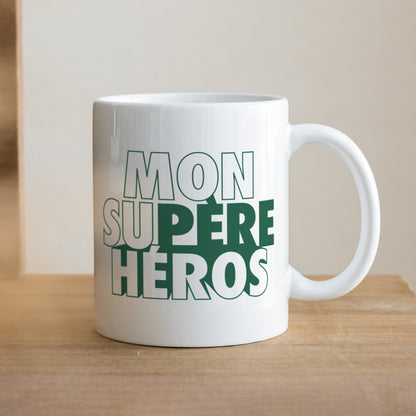 Mug Objets Blanc Mon Su-père héros photo N° 1
